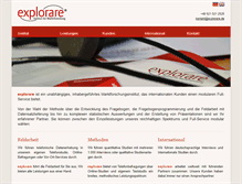 Tablet Screenshot of explorare.de